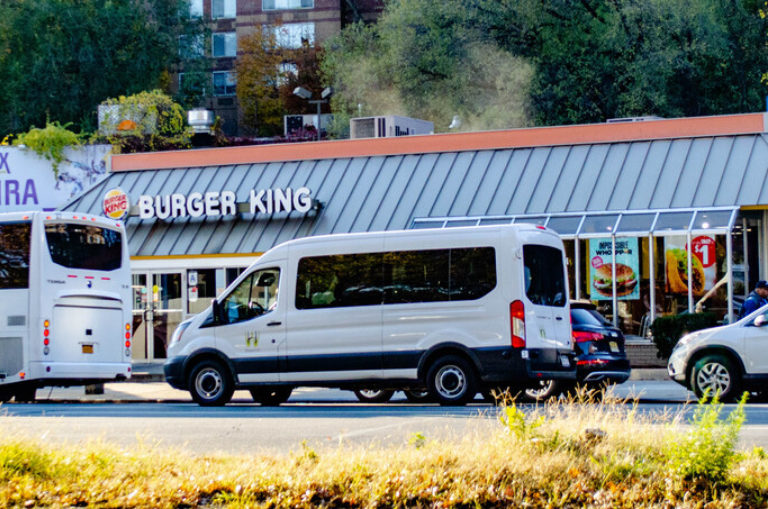 Shuttle Van at BK