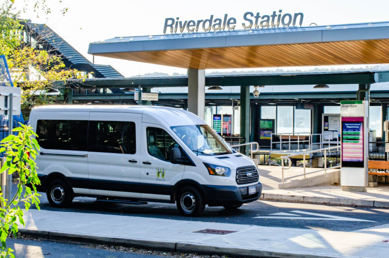 Shuttle Van at Metro North