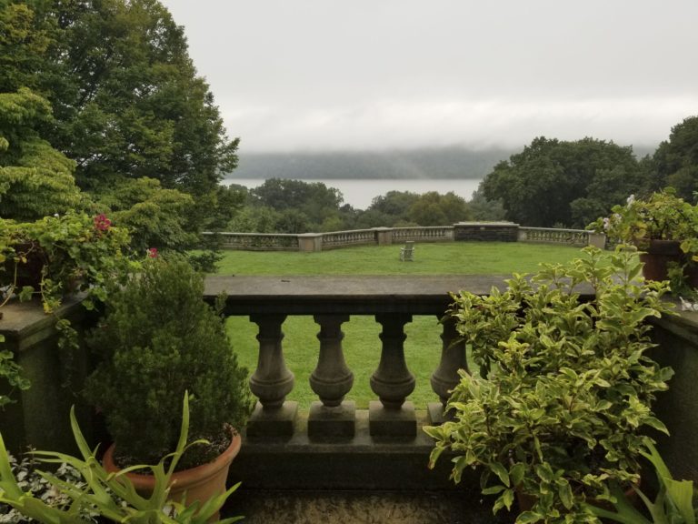 View down from Pergola