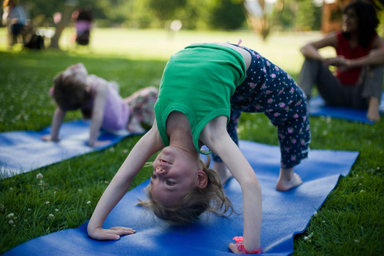 Family Yoga at Wave Hill 3 credit Joshua Bright