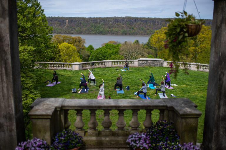 Wave hill Community Yoga in the Garden credit Joshua Bright