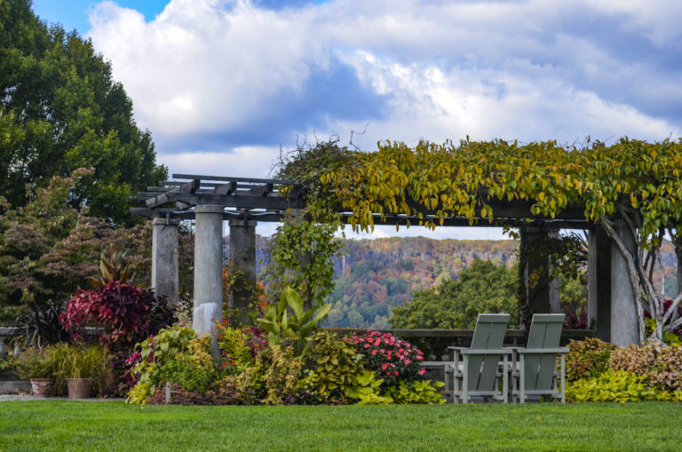 Gardens main pergola Wave Hill 15