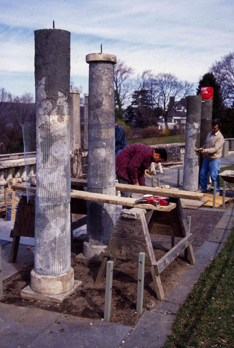 Pergola renovation 1990s l75