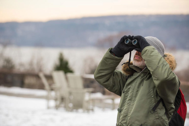 Birding in winter credit Joshua Bright