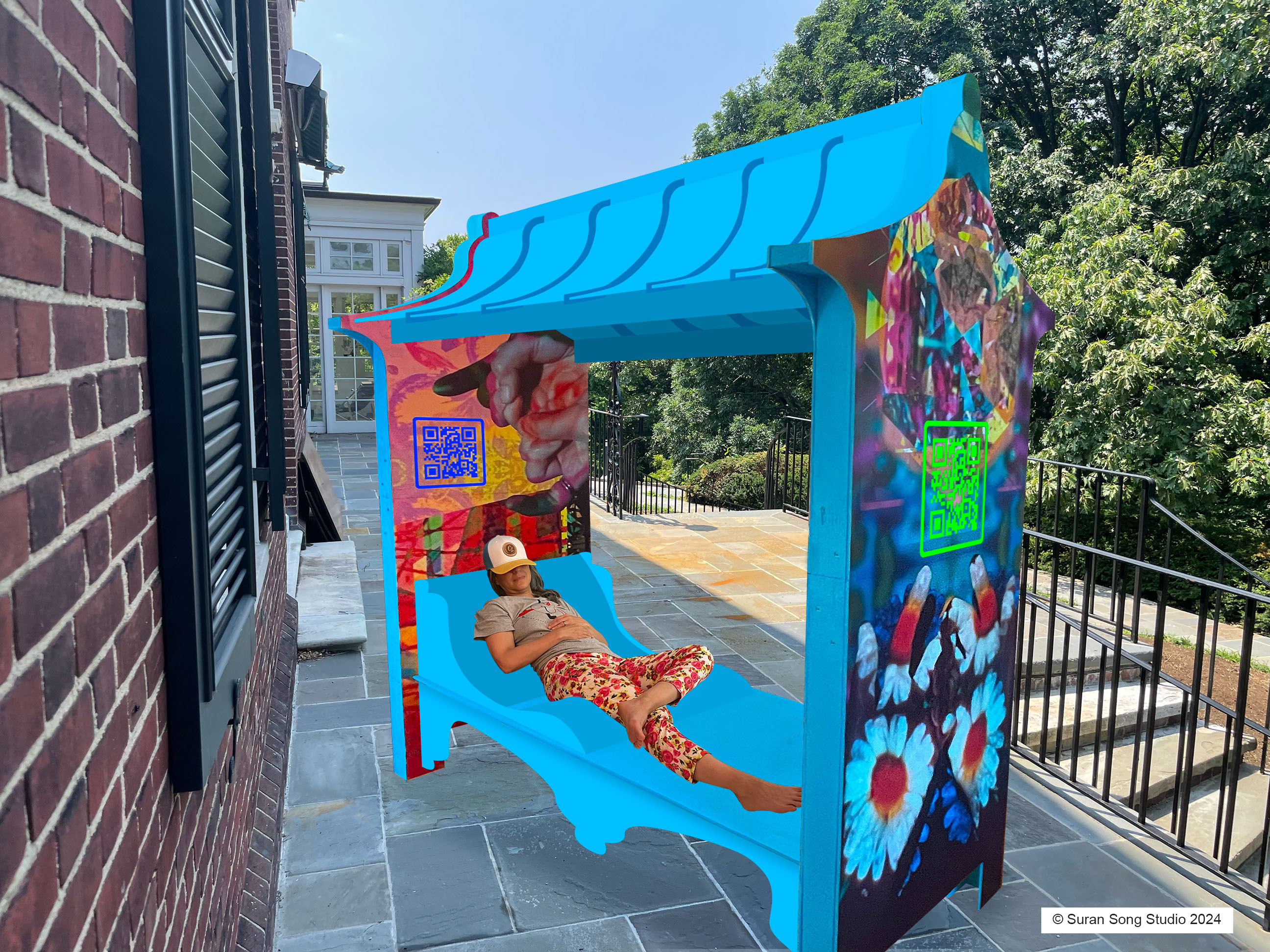 03 Su Ran Song Youre Soaking In It Pop Up Public Pavilion rendering siesta mode