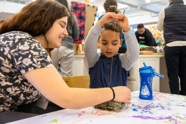 Wave hill Family Art Project Connecting with Plants credit Dave Sanders