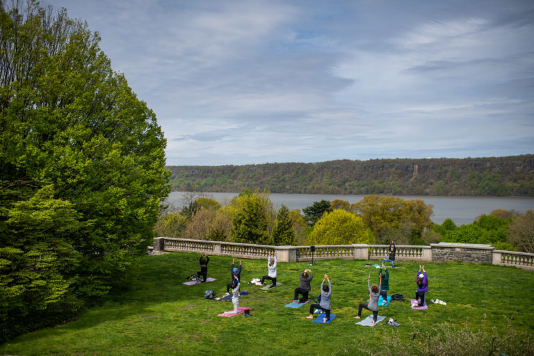 Wave hill Yoga in the Garden credit Joshua Bright md